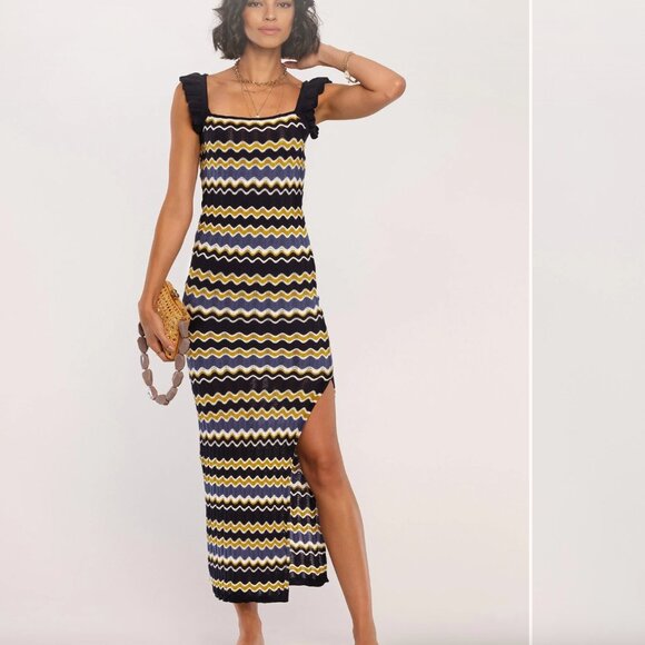 NWT Heartloom Bennet Dress Crochet striped - Picture 1 of 5